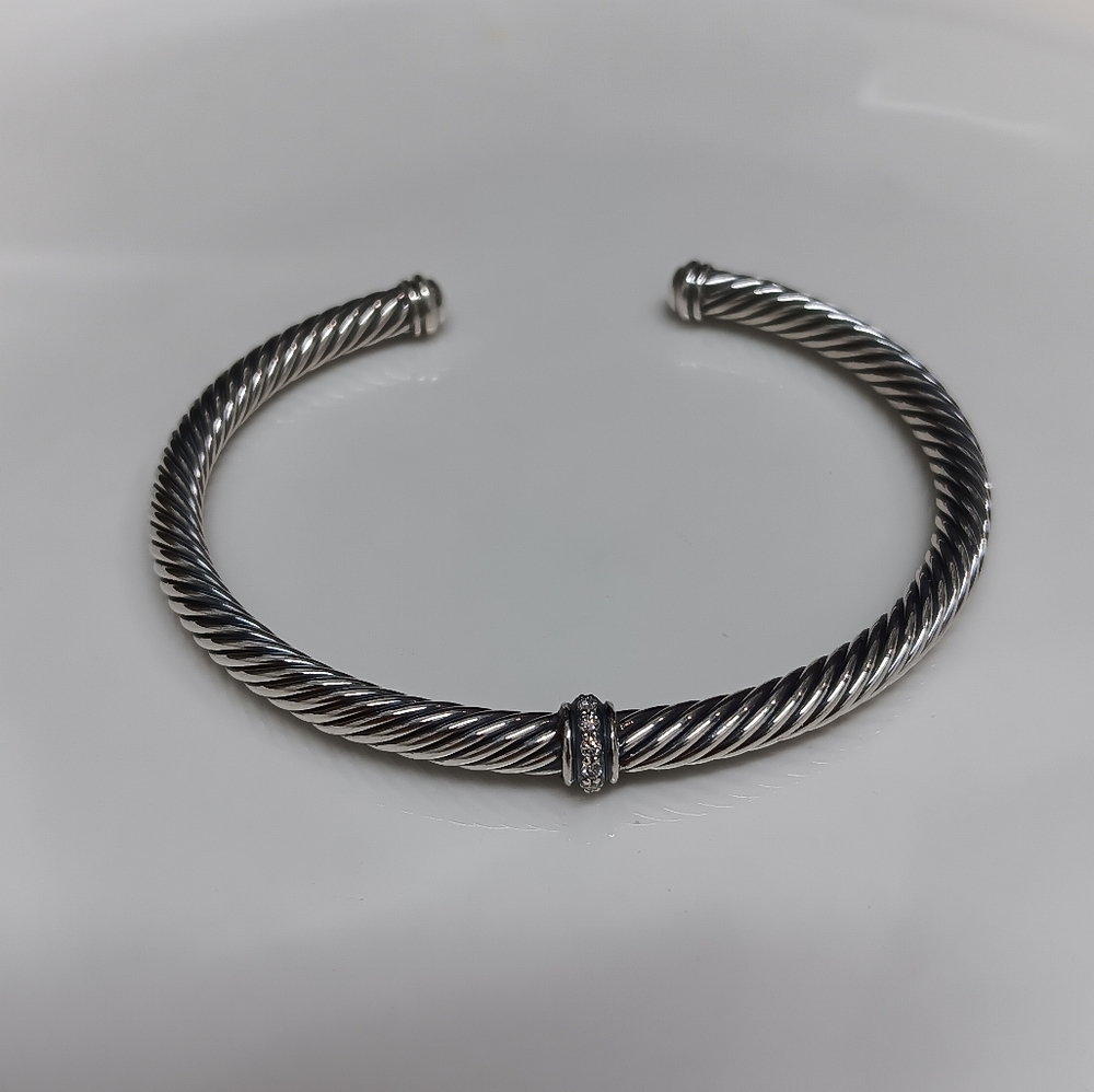 David Yurman Center station Bracelet with Diamonds